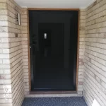 Black frame ScreenGuard Security Door